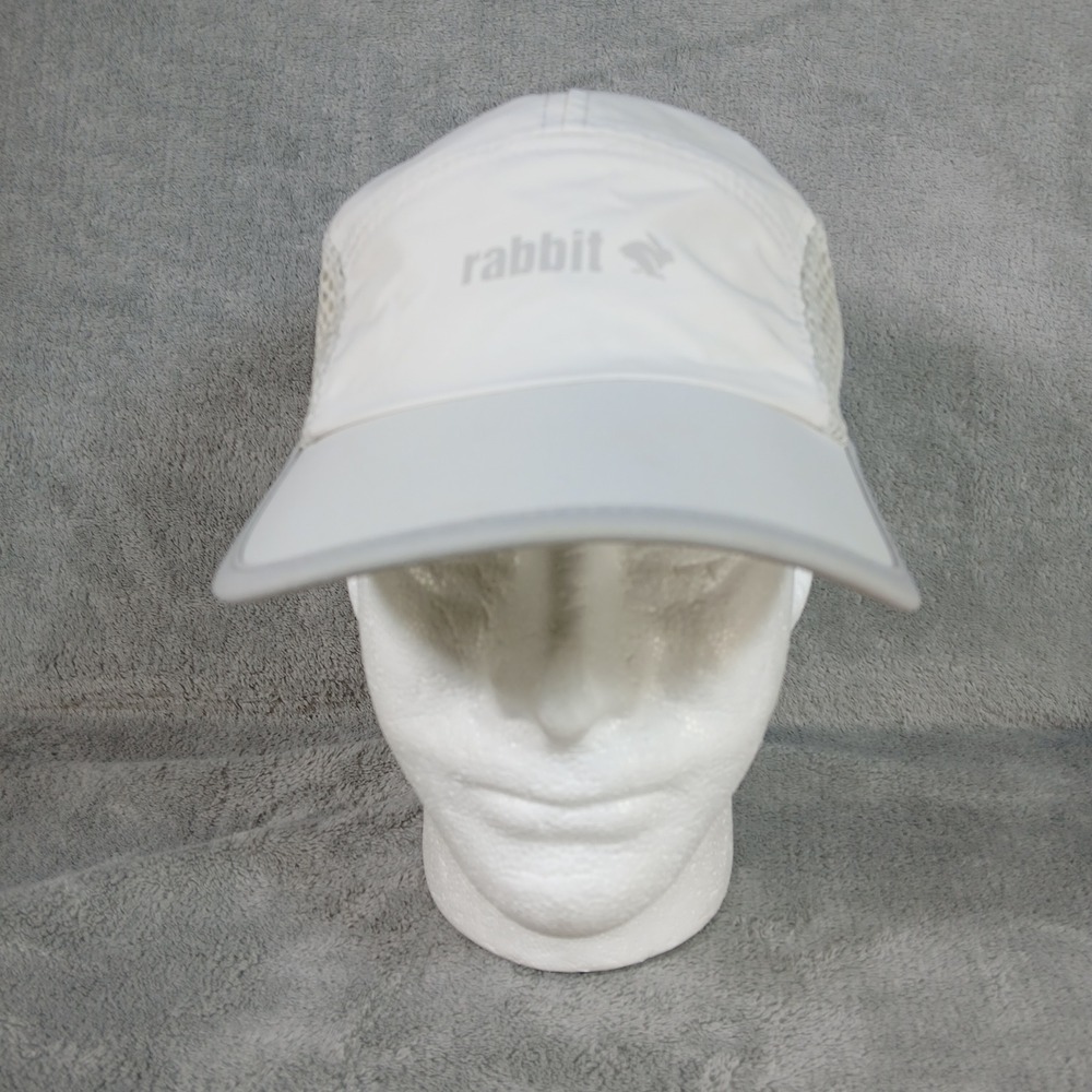 Rabbit BOCO Gear Hat Unisex OSFM White Solid Performance Outdoor Athletic